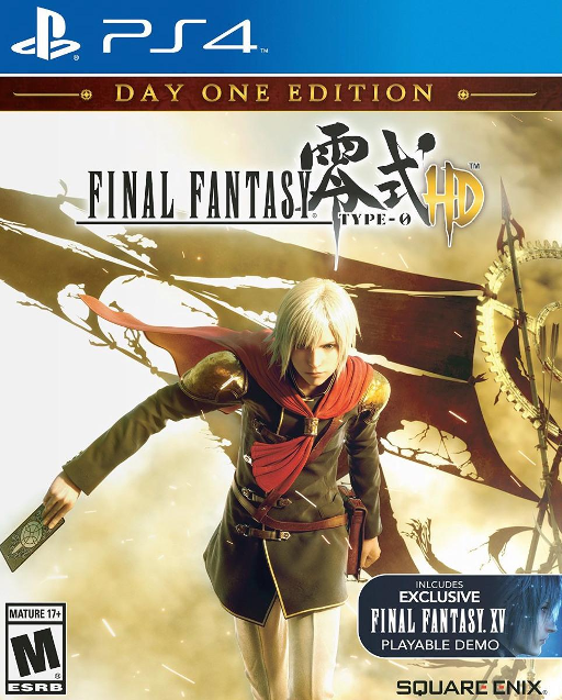 Final Fantasy Type-0 HD box art for Playstation 4